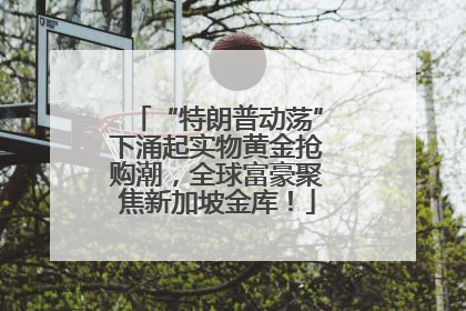 “特朗普动荡”下涌起实物黄金抢购潮，全球富豪聚焦新加坡金库！