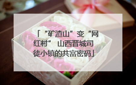 “矿渣山”变“网红村” 山西晋城司徒小镇的共富密码