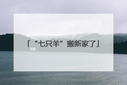 “七只羊”搬新家了