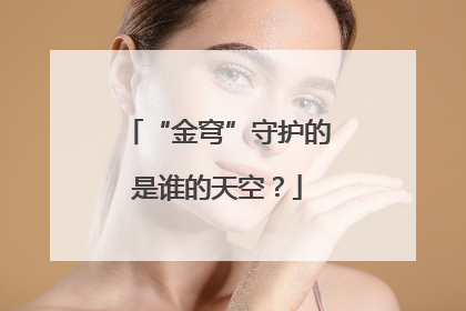 “金穹”守护的是谁的天空？