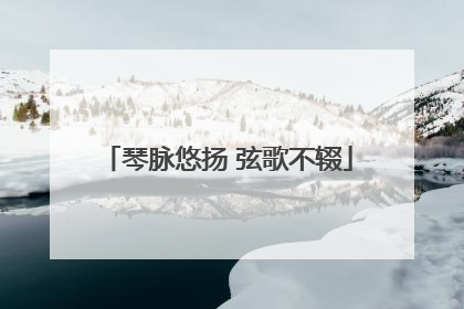 琴脉悠扬 弦歌不辍
