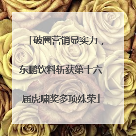破圈营销显实力，东鹏饮料斩获第十六届虎啸奖多项殊荣