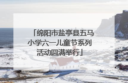 绵阳市盐亭县五马小学六一儿童节系列活动圆满举行