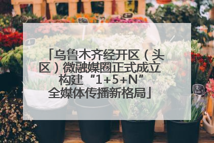 乌鲁木齐经开区（头区）微融媒圈正式成立 构建“1+5+N”全媒体传播新格局