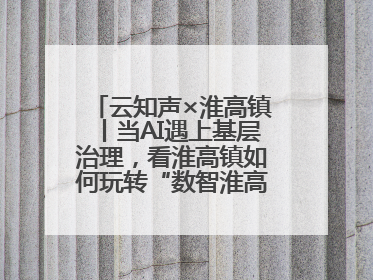 云知声×淮高镇丨当AI遇上基层治理，看淮高镇如何玩转“数智淮高”新花样