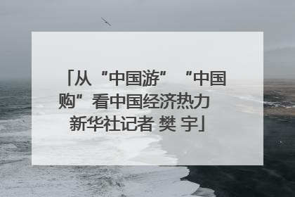 从“中国游”“中国购”看中国经济热力 新华社记者 樊 宇