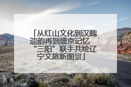 从红山文化到汉魏遗韵再到盛京记忆 “三阳”联手共绘辽宁文旅新图景