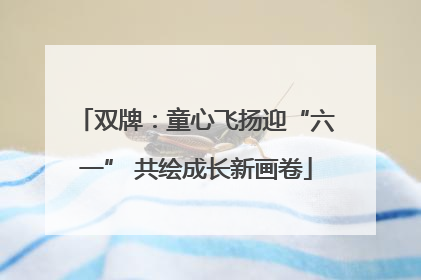 双牌：童心飞扬迎“六一” 共绘成长新画卷