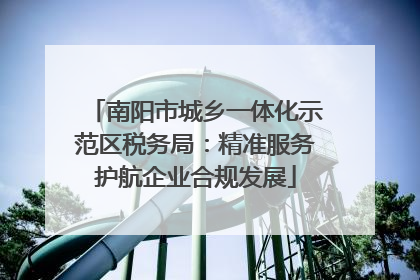 南阳市城乡一体化示范区税务局：精准服务护航企业合规发展