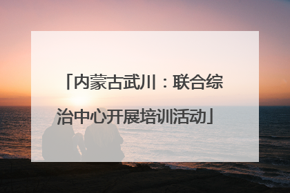 内蒙古武川：联合综治中心开展培训活动