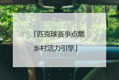 匹克球赛事点燃乡村活力引擎