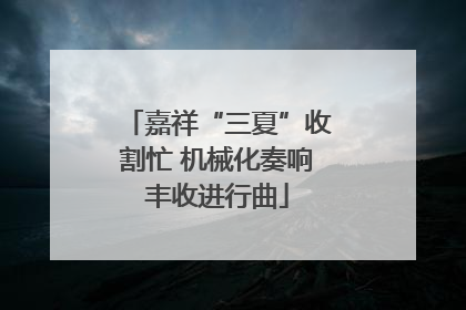 嘉祥“三夏”收割忙 机械化奏响丰收进行曲