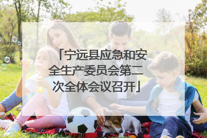 宁远县应急和安全生产委员会第二次全体会议召开