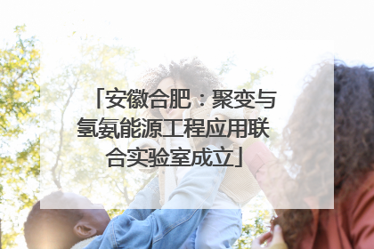 安徽合肥：聚变与氢氨能源工程应用联合实验室成立