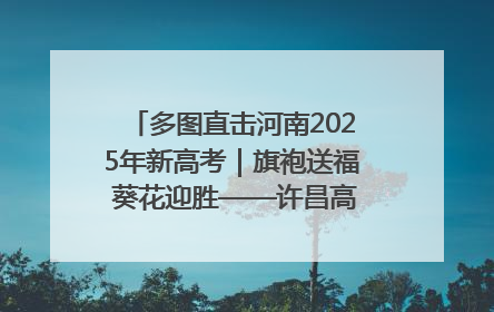 多图直击河南2025年新高考｜旗袍送福 葵花迎胜——许昌高考首日拉开帷幕