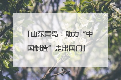 山东青岛：助力“中国制造”走出国门