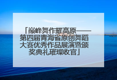 巅峰舞作耀高原——第四届青海省原创舞蹈大赛优秀作品展演暨颁奖典礼璀璨收官