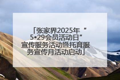 张家界2025年“5•29会员活动日”宣传服务活动暨托育服务宣传月活动启动