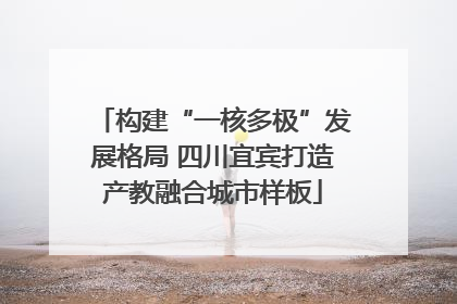构建“一核多极”发展格局 四川宜宾打造产教融合城市样板