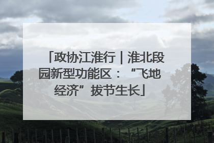 政协江淮行｜淮北段园新型功能区：“飞地经济”拔节生长