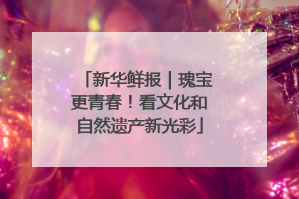 新华鲜报｜瑰宝更青春！看文化和自然遗产新光彩