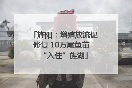 旌阳：增殖放流促修复 10万尾鱼苗“入住”旌湖
