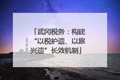 武冈税务：构建“以税护遗、以旅兴遗”长效机制