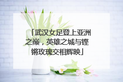 武汉女足登上亚洲之巅，英雄之城与铿锵玫瑰交相辉映