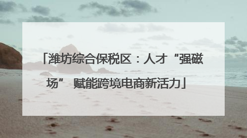 潍坊综合保税区：人才“强磁场” 赋能跨境电商新活力