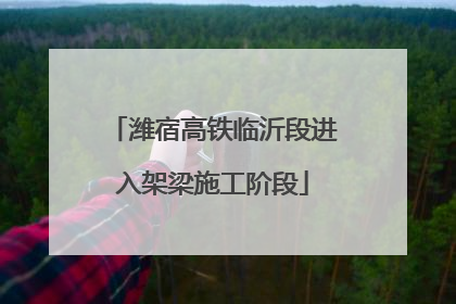 潍宿高铁临沂段进入架梁施工阶段