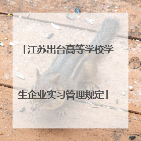 江苏出台高等学校学生企业实习管理规定