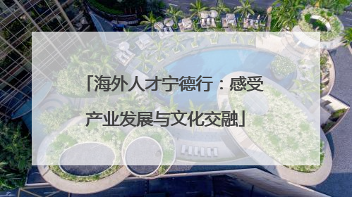 海外人才宁德行：感受产业发展与文化交融