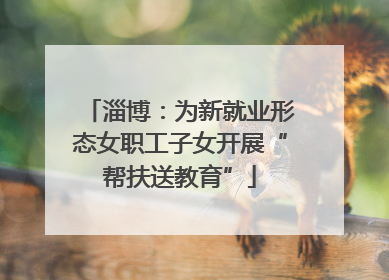 淄博：为新就业形态女职工子女开展“帮扶送教育”