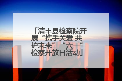 清丰县检察院开展“携手关爱 共护未来”“六一”检察开放日活动