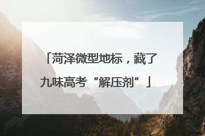 菏泽微型地标，藏了九味高考“解压剂”