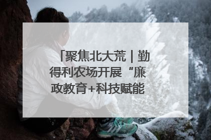 聚焦北大荒｜勤得利农场开展“廉政教育+科技赋能”主题党日活动