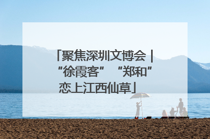 聚焦深圳文博会｜“徐霞客”“郑和”恋上江西仙草