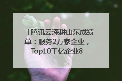 腾讯云深耕山东成绩单：服务2万家企业，Top10千亿企业8家选择腾讯云