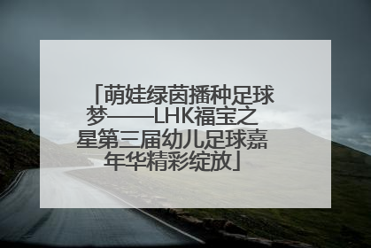 萌娃绿茵播种足球梦——LHK福宝之星第三届幼儿足球嘉年华精彩绽放