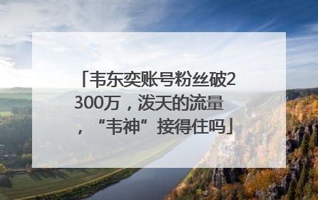 韦东奕账号粉丝破2300万，泼天的流量，“韦神”接得住吗