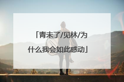 青未了/见林/为什么我会如此感动