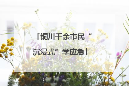 铜川千余市民“沉浸式”学应急