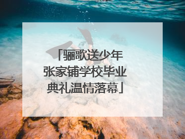 骊歌送少年 张家铺学校毕业典礼温情落幕