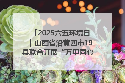 2025六五环境日｜山西省沿黄四市19县联合开展“万里同心，共护黄河”环保志愿者助力一泓清水入黄河公益活动