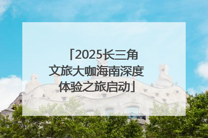2025长三角文旅大咖海南深度体验之旅启动
