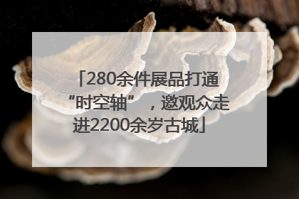 280余件展品打通“时空轴”，邀观众走进2200余岁古城